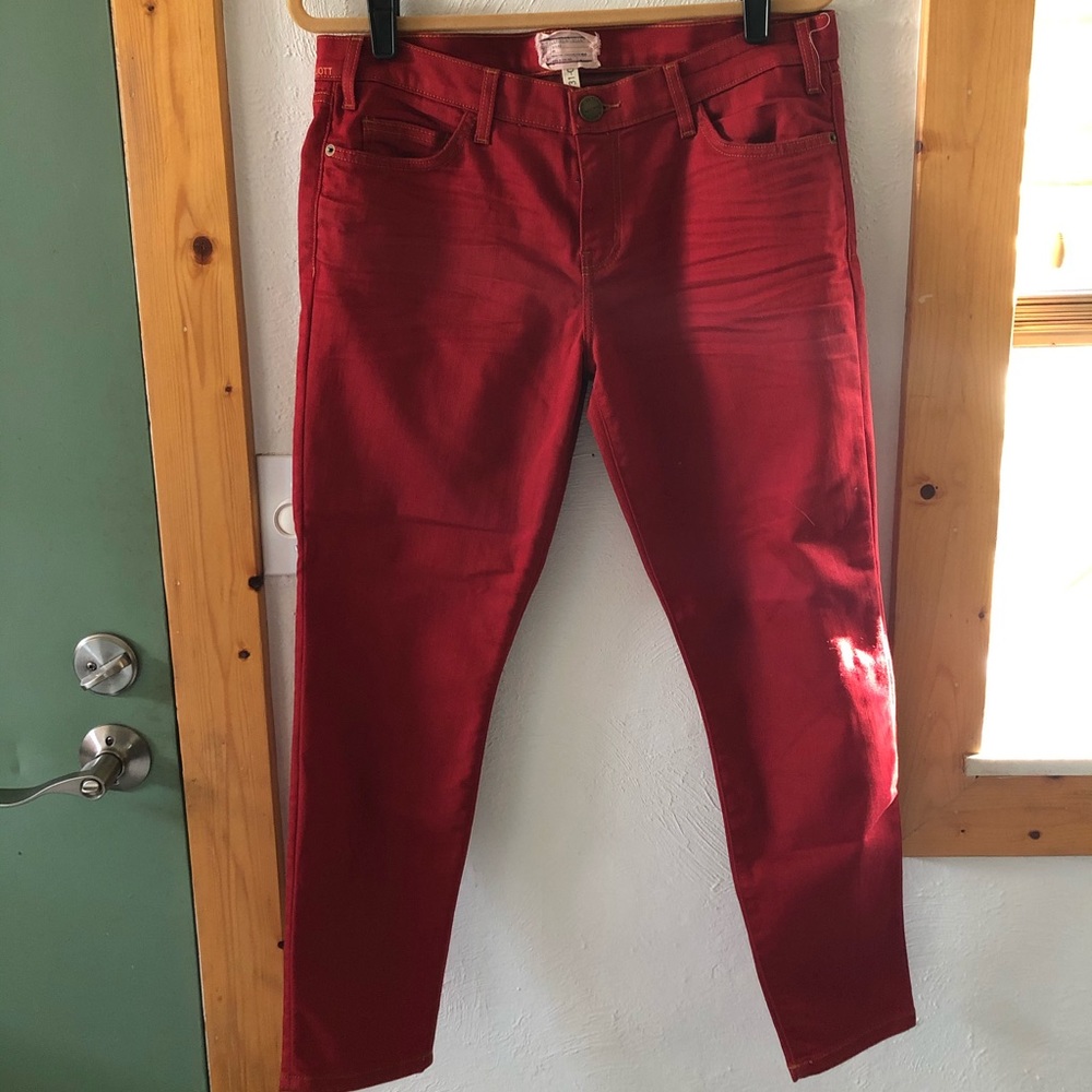 Current/Elliot Jeans Red